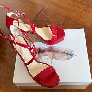 New Jessica Simpson Bold Red Heels